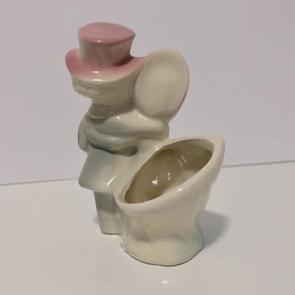 Vintage Victorian Dancing Couple Planter / Vase